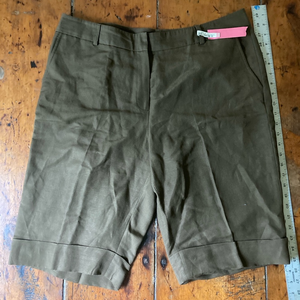 Kasper linen/Rayon Short Sz:16
